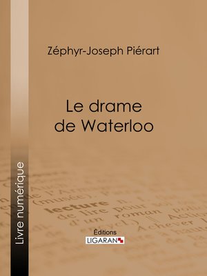 cover image of Le drame de Waterloo